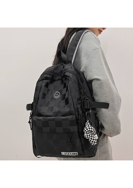 Kadınlar Laptop Seyahat Için Plaid Leisure Okul Sırt Çantası (Yurt Dışından) modelleri