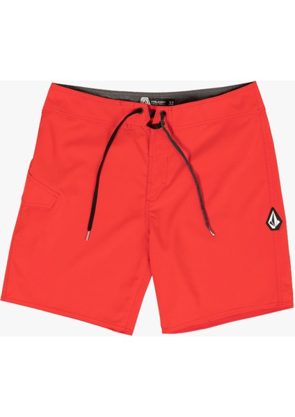 Kırmızı Erkek Kısa Şort Mayo A0812122_VOLCOM Lido Solid Mod 18 R indirimleri