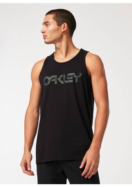 Siyah Erkek Bisiklet Yaka Baskılı Atlet Oakley Mark 3 Tank fiyatları