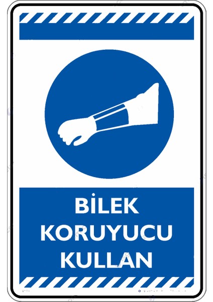 Bilek Koruyucu Kullan/25x35cm/Etiket