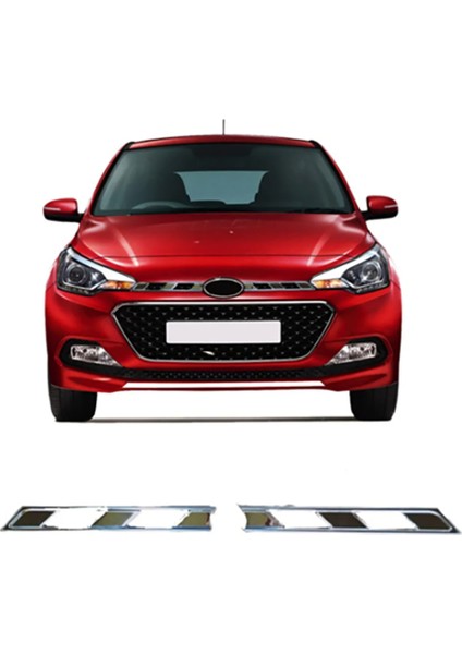 Hyundai I20 2014 Sonrası Ön Panjur Kromu 2 Prç. P.çelik