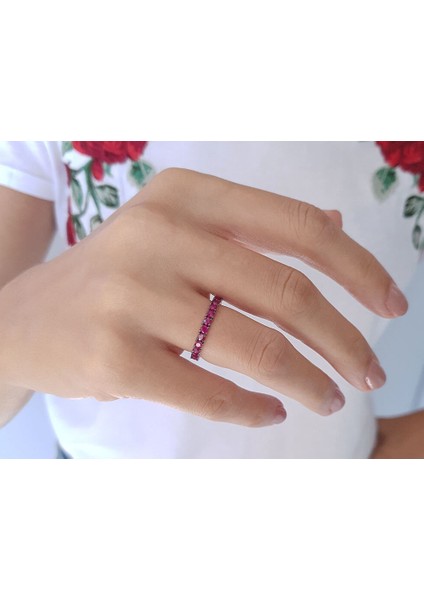 Yakut Taşlı Tamtur Yüzük 0423R0079 fırsatları