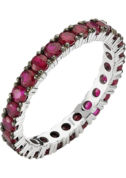 Yakut Taşlı Tamtur Yüzük 0423R0079