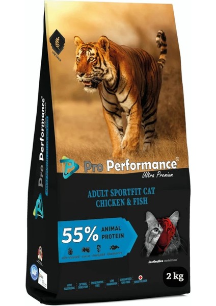 Adult Sportfit Cat Chicken & Fish 2 kg