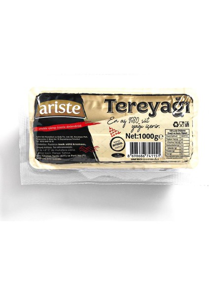 Tereyağı 1000 gr