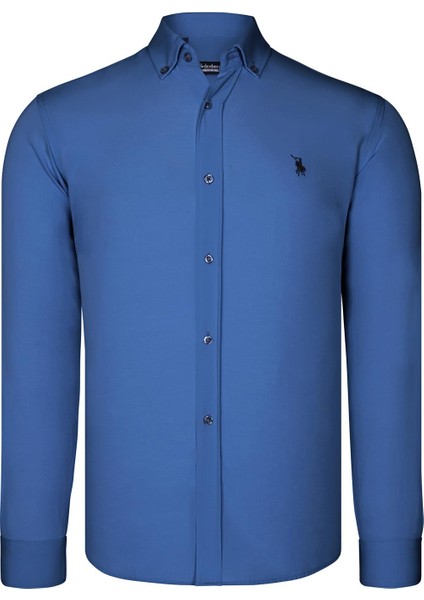 Üçlü Set G725 Dewberry Erkek Gömlek Lacivert Beyaz Indigo fırsatları
