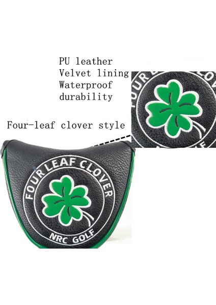 2pieces Golf Atıcı Kapağı Mallet Golf Headcover Kulüp Kafa Kapağı Standart Boyut (Yurt Dışından) fırsatları