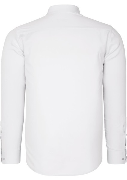 G785 Dewberry Erkek Gömlek-Beyaz fiyatları