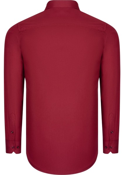 Ikili Set G726 Dewberry Erkek Gömlek-Siyah-Bordo indirimleri