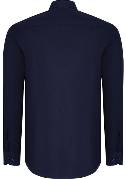 Ikili Set G726 Dewberry Erkek Gömlek-Lacivert-Lila modelleri