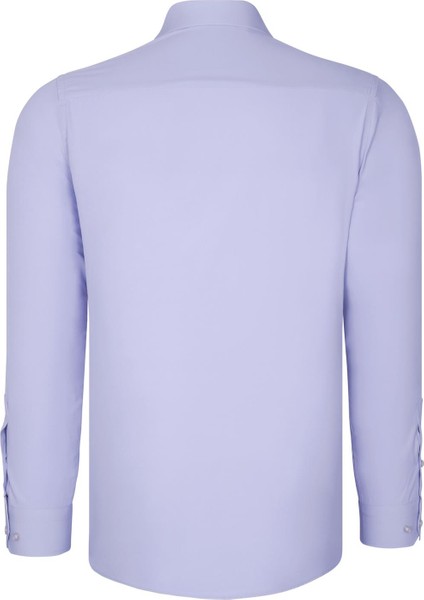 Ikili Set G726 Dewberry Erkek Gömlek-Lacivert-Lila indirimleri