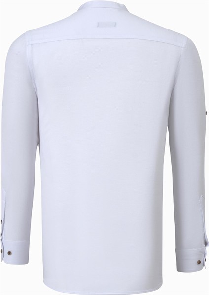 G786 Dewberry Erkek Gömlek-Beyaz fiyatları