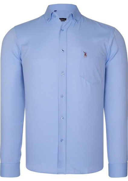 G785 Dewberry Erkek Gömlek-Mavi