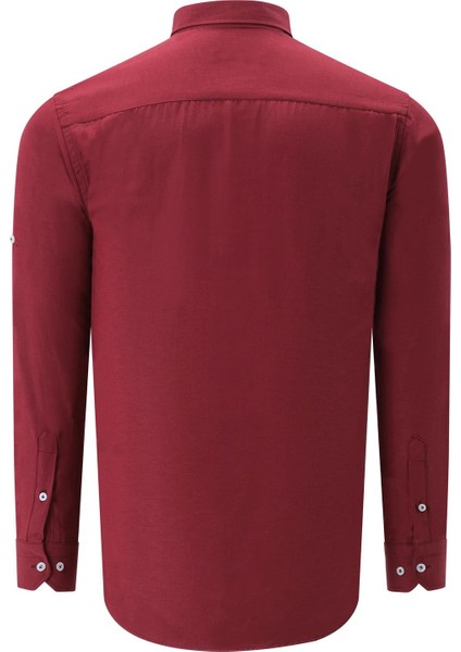 Ikili Set G674 Dewberry Erkek Gömlek-Siyah-Bordo indirimleri