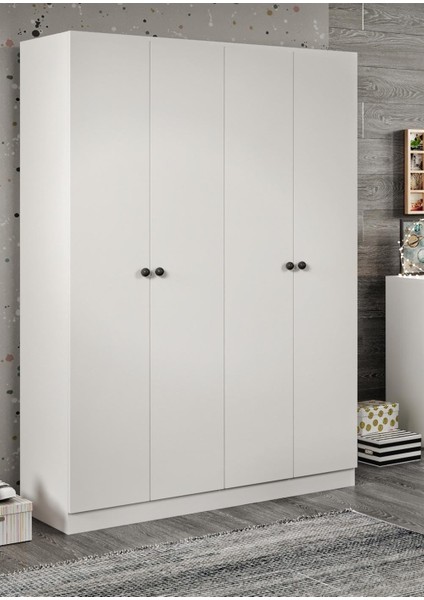 Mobilya Akasya 4 Kapılı 9 Bölmeli Dolap fiyatları