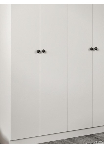Mobilya Akasya 4 Kapılı 9 Bölmeli Dolap indirimleri