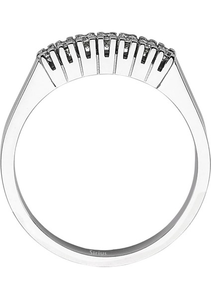 G Renk 0,32 Karat Pırlanta 7 Taş Yüzük 0423R0096 modelleri