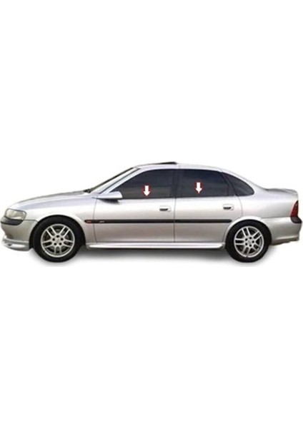 Opel Vectra B 1995-2002 Cam Çıtası Kromu 4 Prç. P.çelik