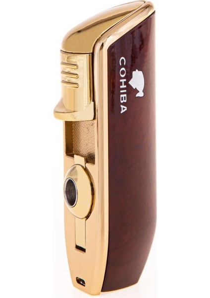 3 Torch Bordo Yan Ağız Puro Çakmağı