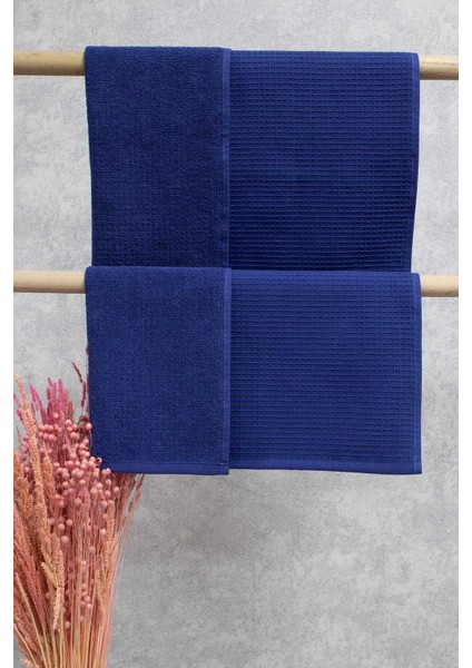 %100 Pamuklu Içi Bukle Dışı Pike 50 x 90 Havlu Petek