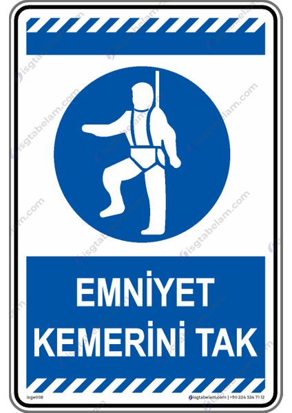 Emniyet Kemerini Tak/25x35cm/kompozit