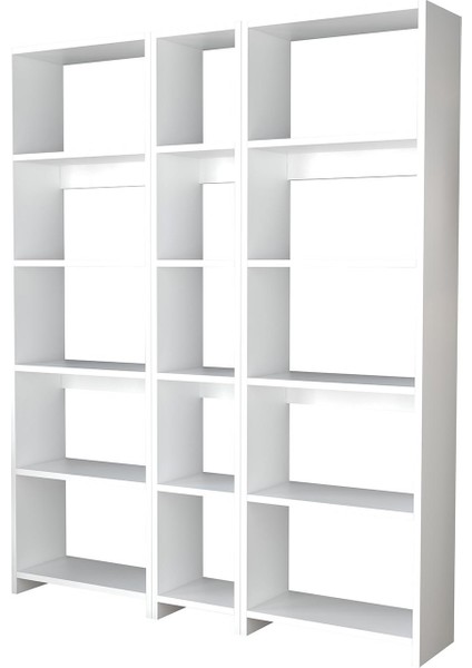 Robin Üçlü Kitaplık 126 cm