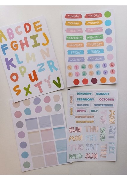 500 Adet Planner Soft Işaretleme Ajanda Günlük Bullet Journal Scrapbook