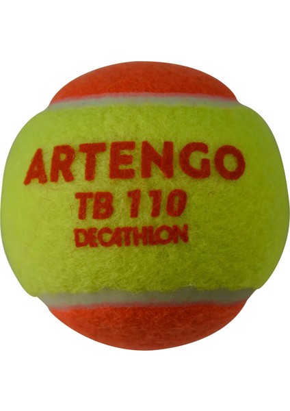 Artengo Tenis Topu - 3 Adet - Turuncu - Tb110