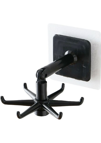 6 Kancalı Mutfak Banyo Yapışkanlı Döner Askılık fırsatları