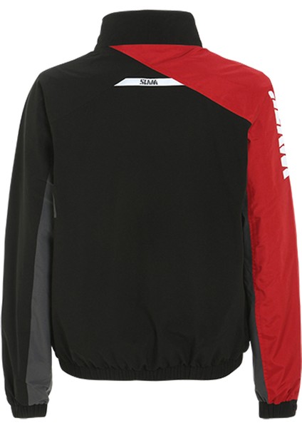 Siyah - Gri - Kırmızı Erkek Dik Yaka Regular Fit Ceket A123005S00_DECK Sum Lgt Short Jkt