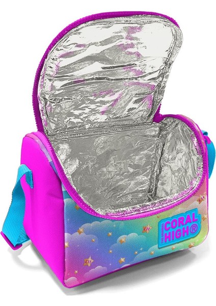 Kids Mavi Pembe Zürafa Desenli 3’lü Okul Çanta Seti SET0123479 fırsatları