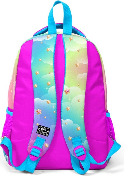 Kids Mavi Pembe Zürafa Desenli 3’lü Okul Çanta Seti SET0123479 indirimleri