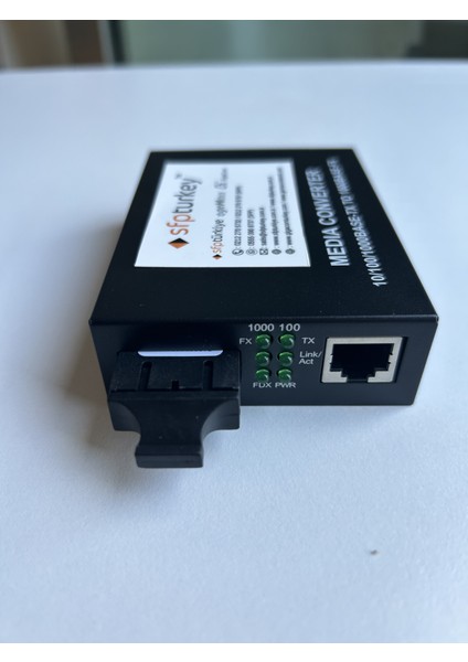SFPTÜRKİYE I 10/100/1000M 1310NM Sm 20KM Sc Dx Media Converter