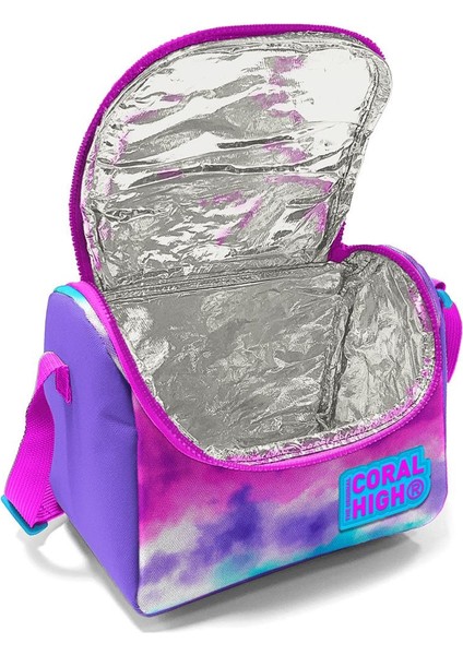 Kids Renkli Batik Unicorn Dondurma Desenli 3’lü Okul Çanta Seti SET0123480 fırsatları