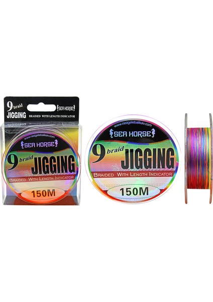 Sea Horse Jigging Pe 0,12 mm 150MT 9x Ipek Misina