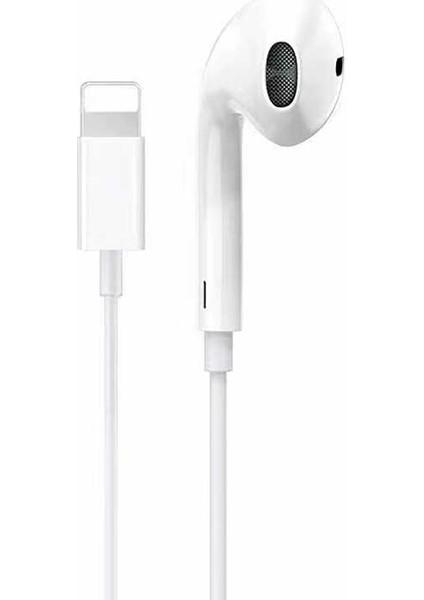 Iphone Girişli Kablolu Kulaklık Güçlü Bass ve Hi-Fi Kaliteli Ses (Tak Çalıştır Lightning Kulaklık)