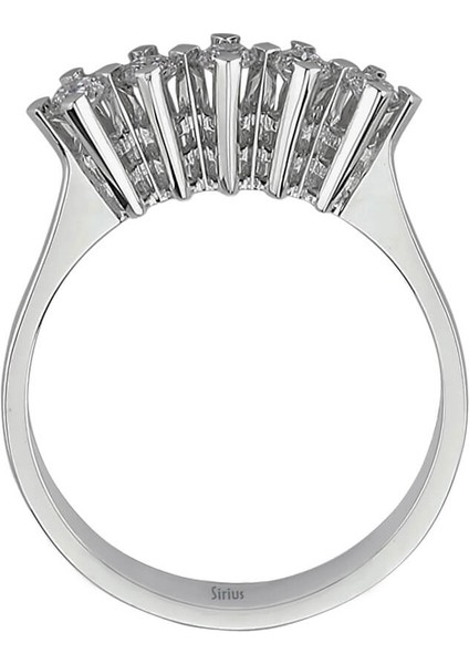 E Renk 0,31 Karat Pırlanta 5 Taş Yüzük 0423R0110 modelleri