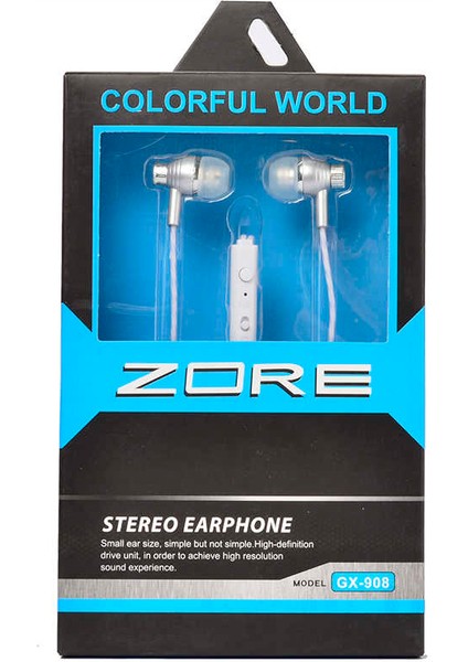 Yüksek Kalite ve Ses Performanslı Kulaklık (GX-908 Mp3 Stereo Kulaklık)