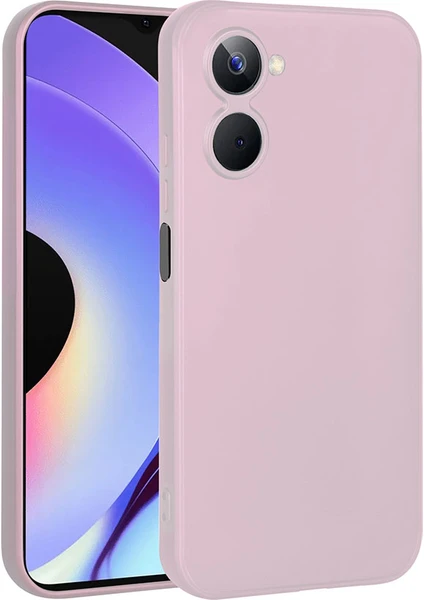 noktaks - Realme 10 4G - Kılıf Mat Soft Premier Silikon Kapak - Rose Gold