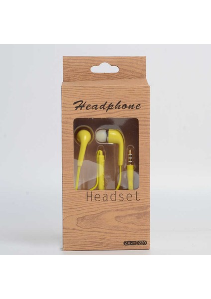 Yüksek Kalite ve Ses Performanslı Kulaklık (ZX-HD220 3.5mm Kulaklık)
