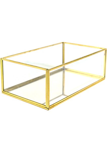 Esadesign Xl Cam Gold Mücevher Aksesuar Kutusu