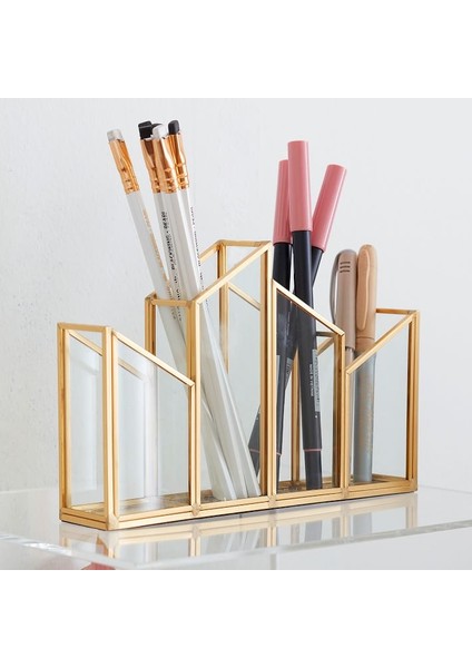 Asimetrik Cam Gold Fırçalık Düzenleyici fiyatları
