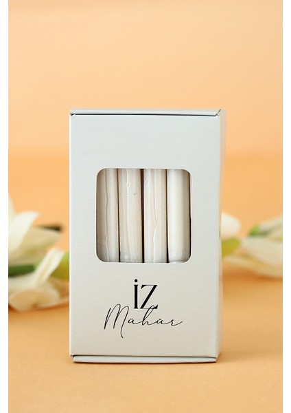 Beyaz Inci Mühür Mumu (12 Çubuk)