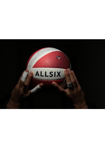 Allsix Voleybol Topu - Beyaz / Kırmızı - V900