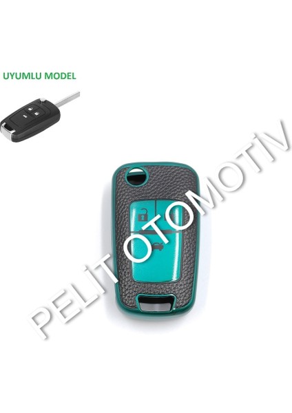 Opel Astra Corsa Mokka Insignia Süperlüx Anahtar Kılıfı Yeşil