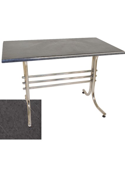 Japon Werzalit Mutfak Masası (80X120) - Grey Marble