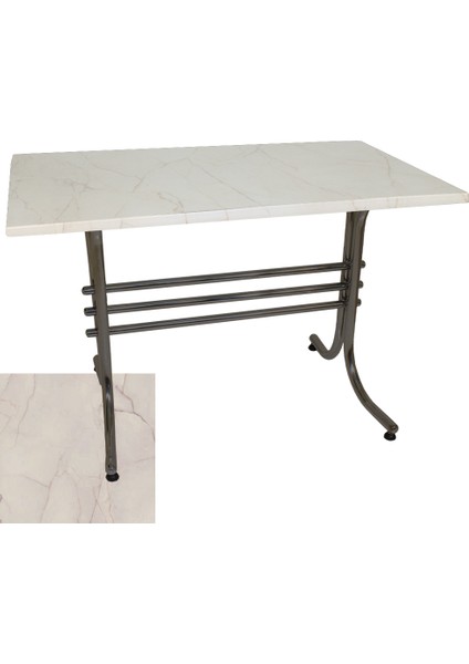 Japon Werzalit Mutfak Masası (80X140) Esb - Golden Marble