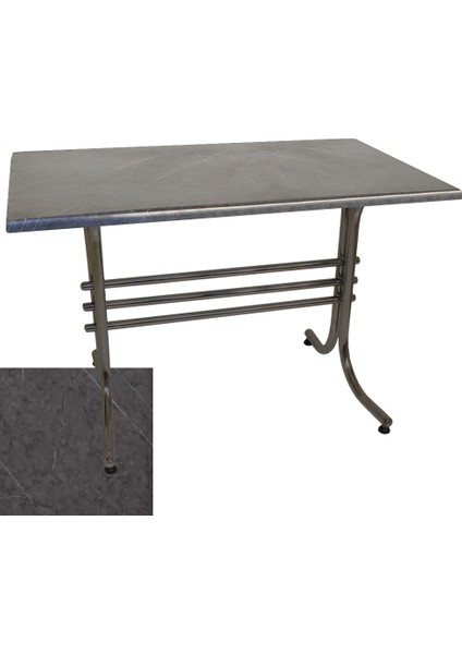 Japon Werzalit Mutfak Masası (80X120) Esb - Grey Marble
