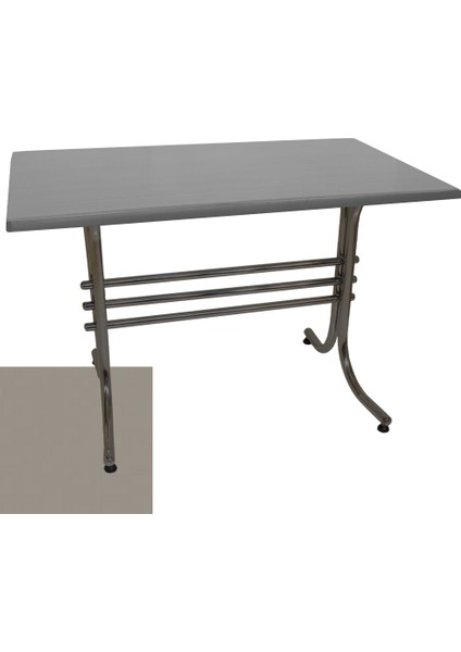 Japon Werzalit Mutfak Masası (80X120) Esb - Koyu Gri