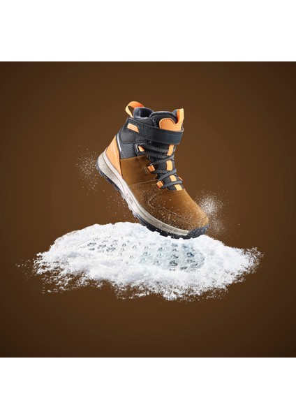 Quechua Çocuk Cırt Cırtlı Kar Botu - Deri - SH100 Warm fiyatları